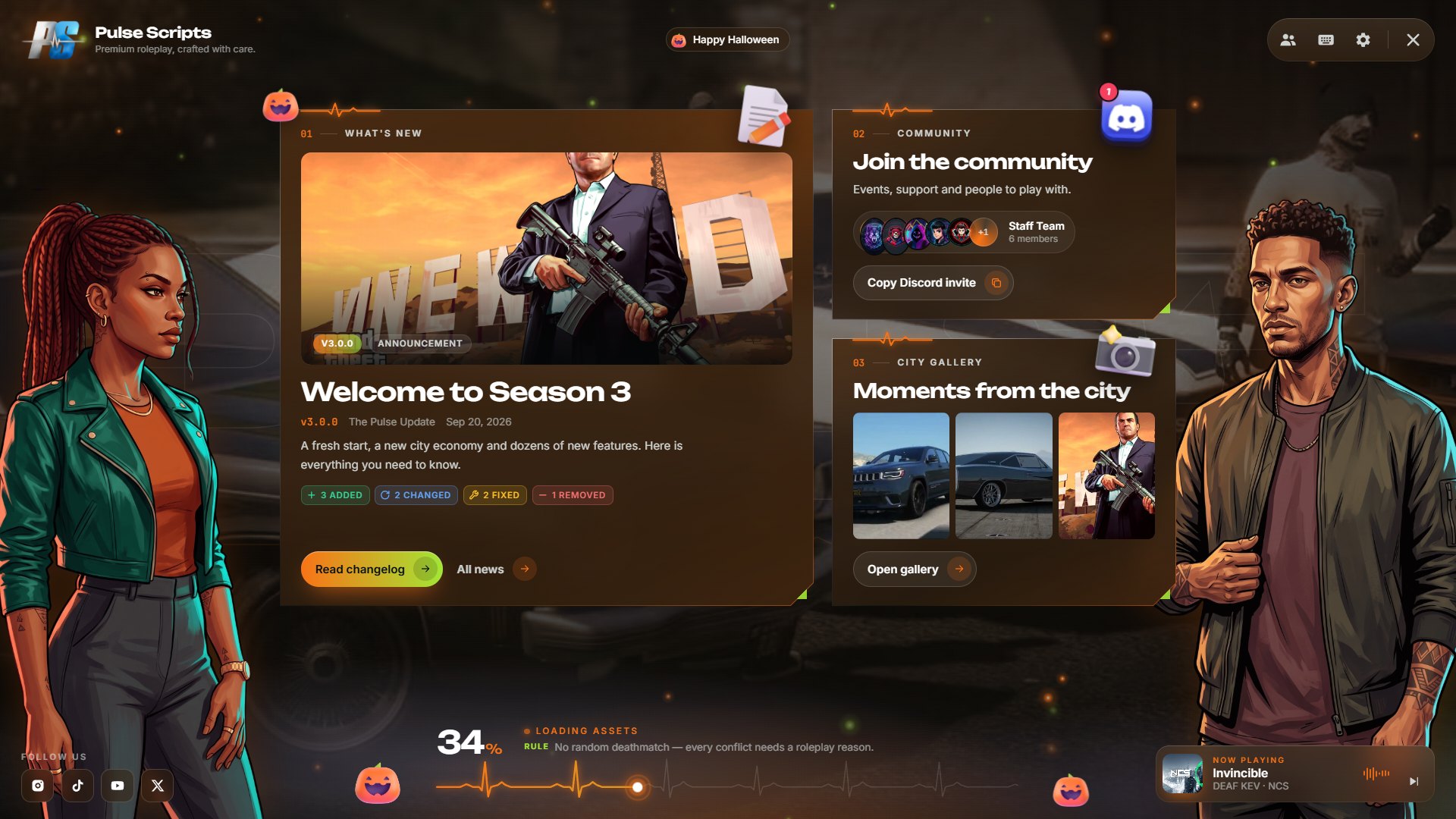 Halloween theme