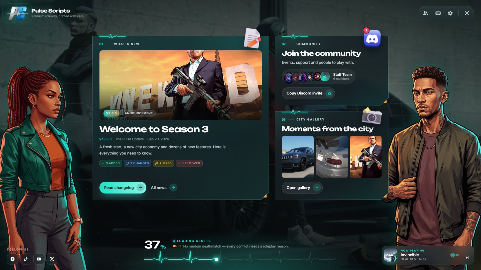 Loading Screen V3 hub