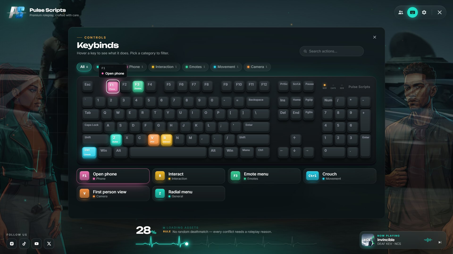 Keybinds