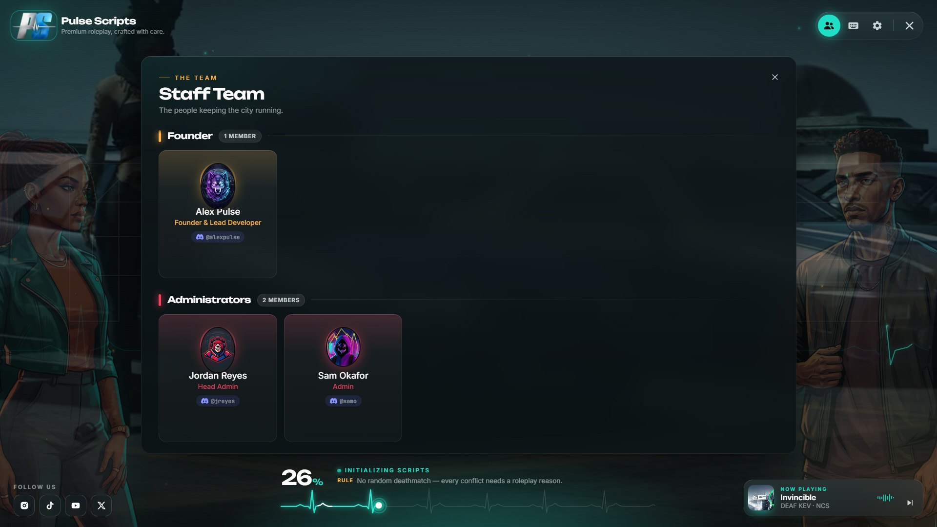 Staff team
